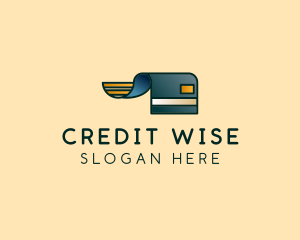 Credit Card Wing logo design