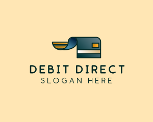 Debit - Credit Card Wing logo design