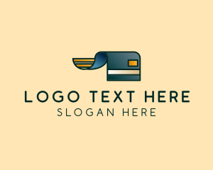 Payment - Credit Card Wing logo design
