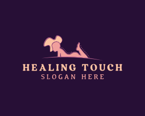 Woman Spa Wellness logo design