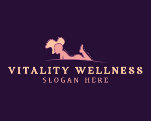 Woman Spa Wellness logo design