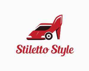 Car Lady Shoes logo design