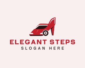 Car Lady Shoes logo design