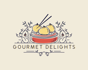 Dumpling Cuisine Restaurant logo design