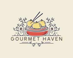 Dumpling Cuisine Restaurant logo design