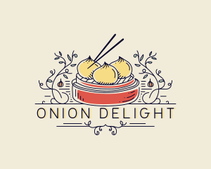 Onion - Dumpling Cuisine Restaurant logo design