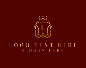Monarch - Regal Hotel Shield logo design