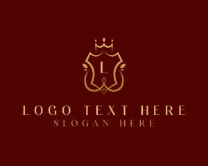 Royalty - Regal Hotel Shield logo design