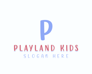 Cute Playful Children Apparel logo design