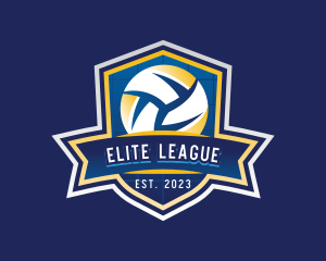 League - Volleyball Sports League logo design