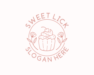 Sweet Cupcake Dessert logo design