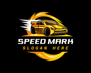 Racing car Automobile logo design