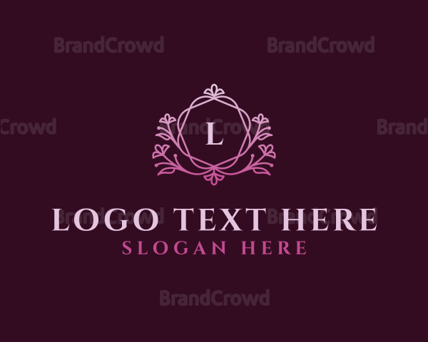 Elegant Floral Beauty Spa Logo