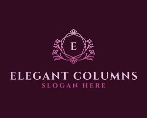 Elegant Floral Beauty Spa logo design