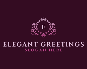 Elegant Floral Beauty Spa logo design