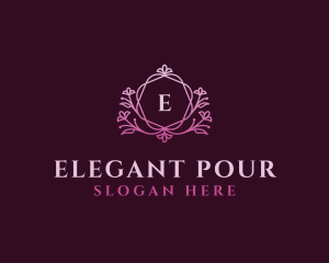 Elegant Floral Beauty Spa logo design