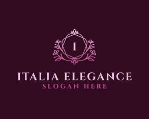 Elegant Floral Beauty Spa logo design