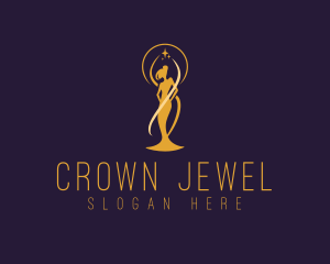 Pageantry - Feminine Gown Pageantry logo design