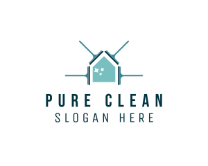 Housekeeper Vacuum Cleaning logo design