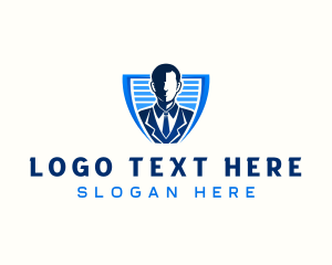 Headshot - Corporate Professional Man logo design