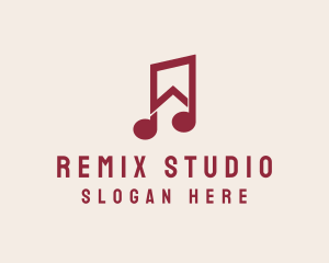 Music Studio House logo design