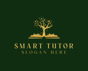 Tutor - Tree Book Tutor logo design