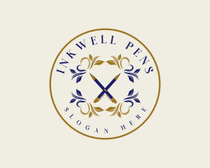 Pen - Ornamental Editor Pen logo design