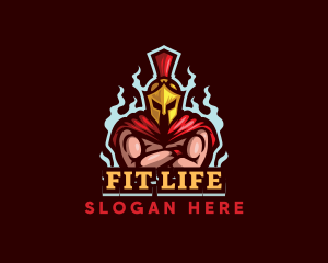 Spartan Warrior Fitness logo design