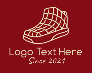 Minimalist - Minimalist Grid Sneakers logo design