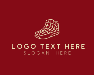 Fashion - Shoe Grid Sneakers logo design