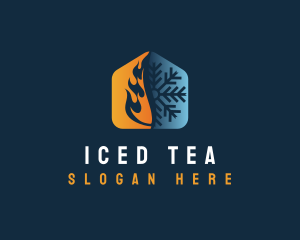 Industrial Fire Ice logo design