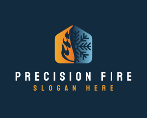 Industrial Fire Ice logo design