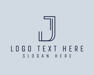 Letter J - Professional Fashion Dressmaker logo design