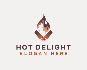 BBQ Chicken Restaurant logo design