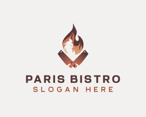 BBQ Chicken Restaurant logo design