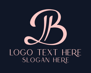 Luxury Beauty Spa Letter B Logo