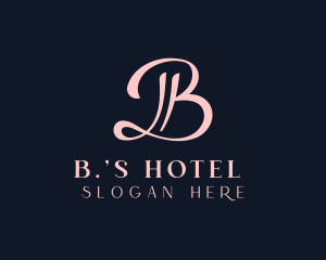 Stylish Salon Letter B logo design
