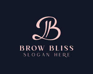 Stylish Salon Letter B logo design