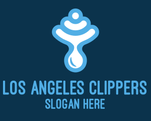 Blue Signal Droplet Logo