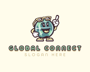 Globe - Eco Globe Planet logo design