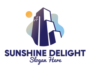 Sunny View Building  logo design