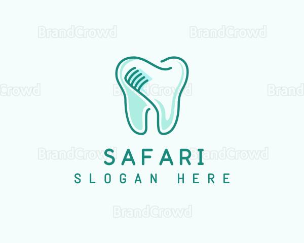 Dental Care Toothbrush Logo