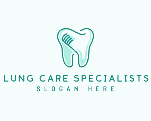 Dental Care Toothbrush logo design