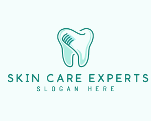 Dental Care Toothbrush logo design