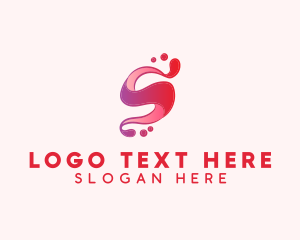 Gradient - Creative Liquid Letter S logo design