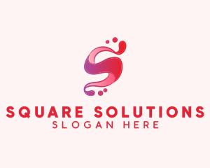 Creative Liquid Letter S logo design