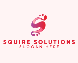 Creative Liquid Letter S logo design