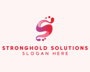 Creative Liquid Letter S logo design