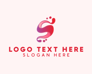 Art - Creative Liquid Letter S logo design