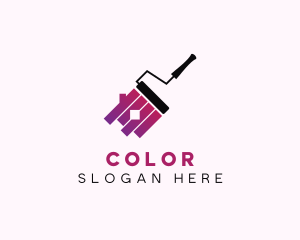 Painting Paint Roller Logo